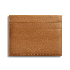 Shinola Monogrammable|Personalizable|5 Pocket Card Holder Tan