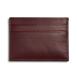 Shinola Monogrammable|Personalizable|Pocket Card Holder Merlot