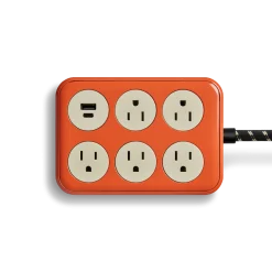 Shinola Shop All|Shop All Home|5 Port Power Supply Tangerine