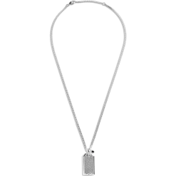 Shinola Engravable|Necklaces|Ribbed Tag Necklace