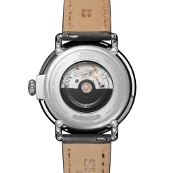 Shinola Automatic Watches|Automatic Watches|Runwell Automatic Watch Black Leather