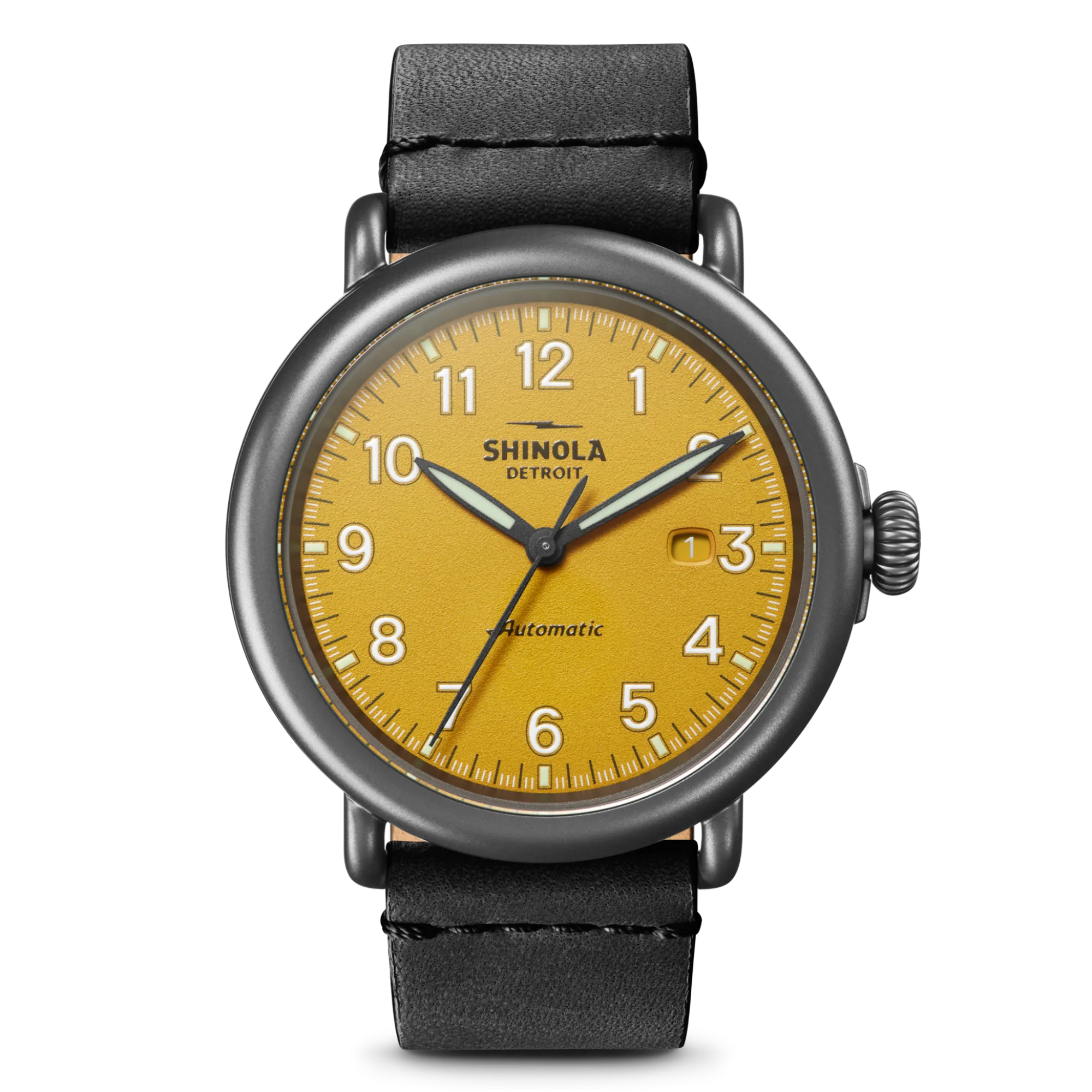 Shinola Classic Watches|Classic Watches|Runwell Automatic Watch Ochre