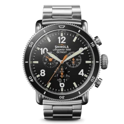 Shinola Best Sellers|Best Sellers|Runwell Black Blizzard Watch