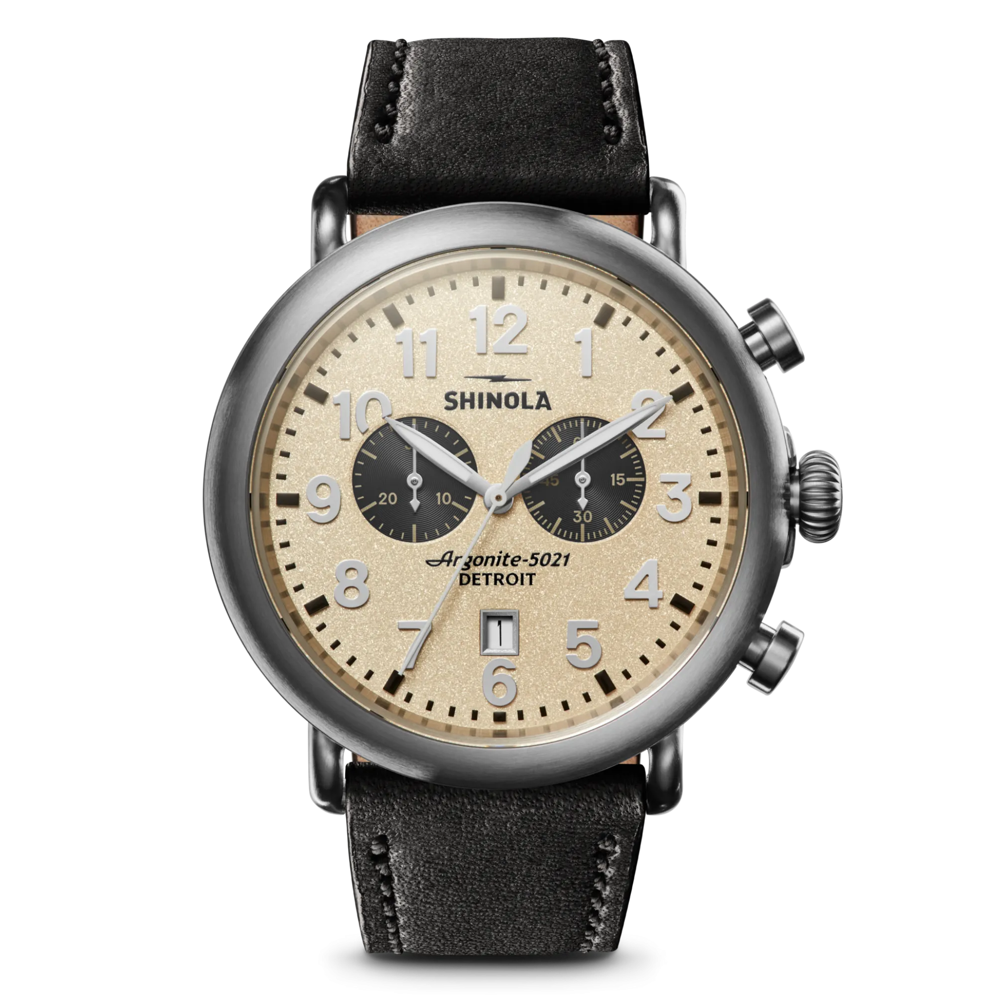 Shinola Chronograph Watches|Classic Watches|Runwell Chronograph Cream