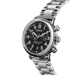 Shinola Chronograph Watches|Classic Watches|Runwell Chronograph Watch Black