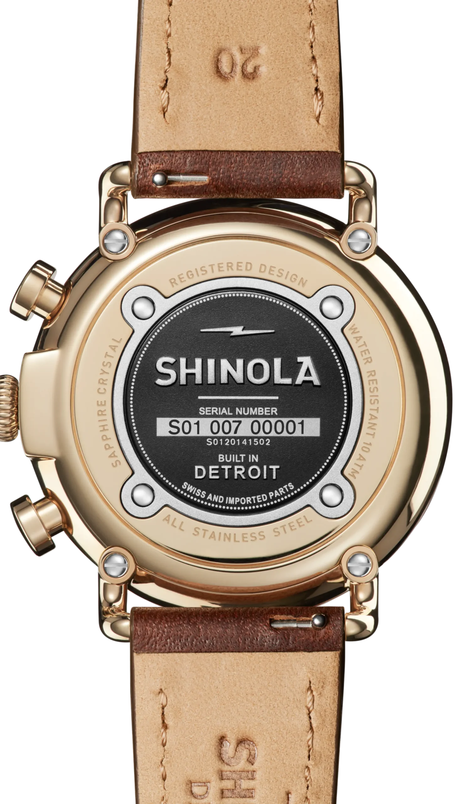 Shinola Gold Watches|Best Sellers|Runwell Chronograph Watch Ivory