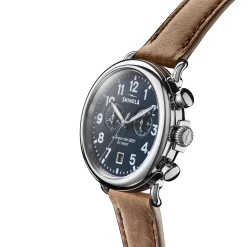 Shinola Chronograph Watches|Classic Watches|Runwell Chronograph Watch Midnight Blue