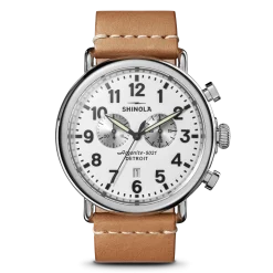 Shinola Chronograph Watches|Classic Watches|Runwell Chronograph Watch White