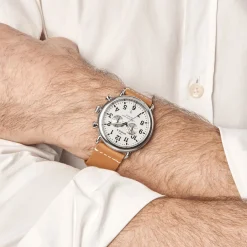 Shinola Chronograph Watches|Classic Watches|Runwell Chronograph Watch White