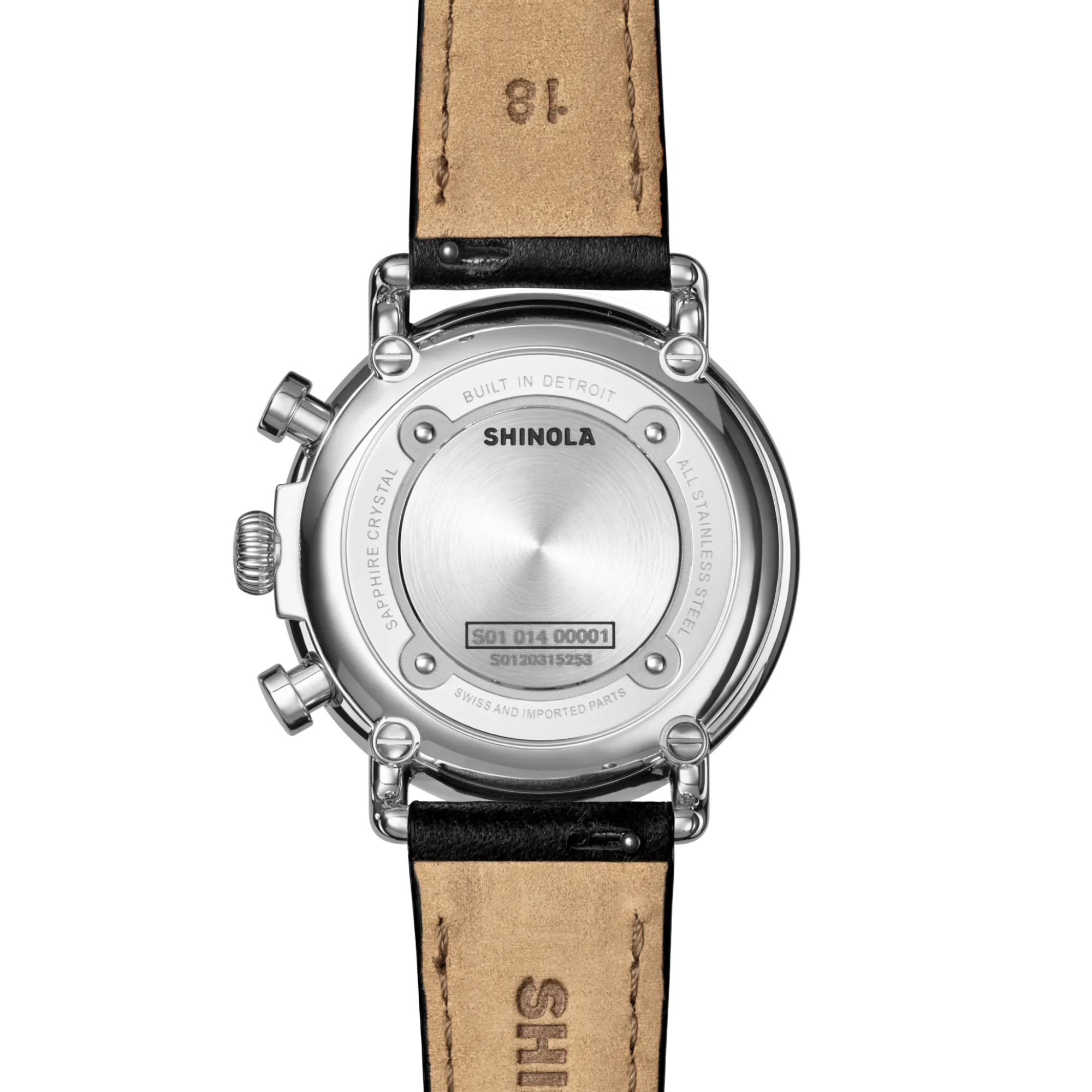 Shinola Personalizable|Chronograph Watches|Runwell Chronograph Watch Black