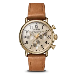 Shinola Personalizable|Chronograph Watches|Runwell Chronograph Watch Cream