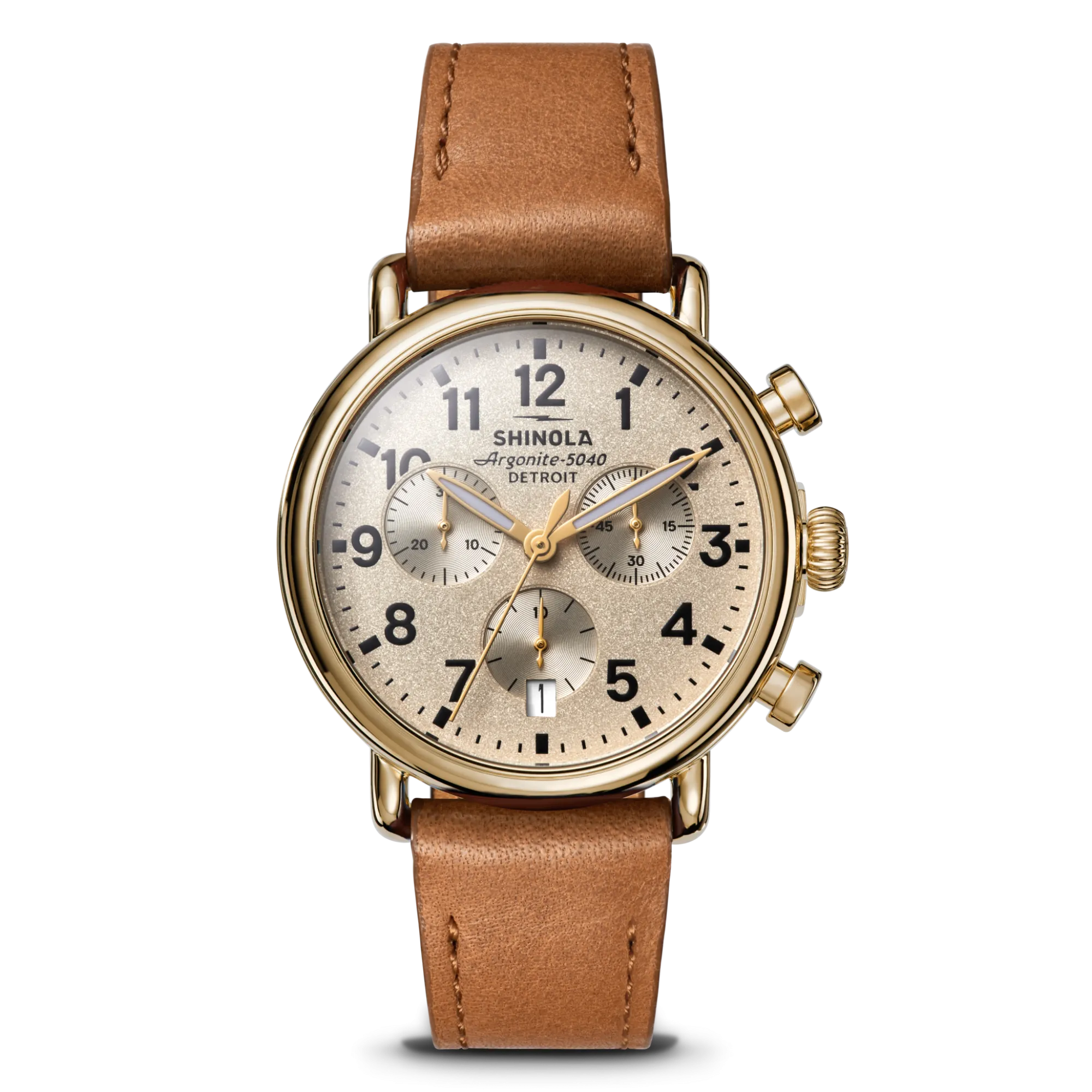 Shinola Personalizable|Chronograph Watches|Runwell Chronograph Watch Cream