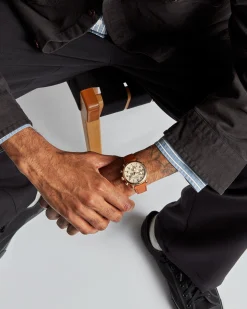 Shinola Personalizable|Chronograph Watches|Runwell Chronograph Watch Cream
