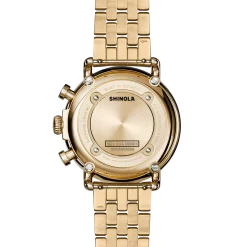 Shinola Personalizable|Gold Watches|Runwell Chronograph Watch Mother of Pearl/Gold