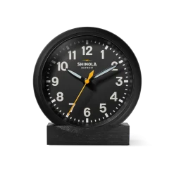 Shinola Shop All|Shop All Clocks|6" Runwell Clock Black
