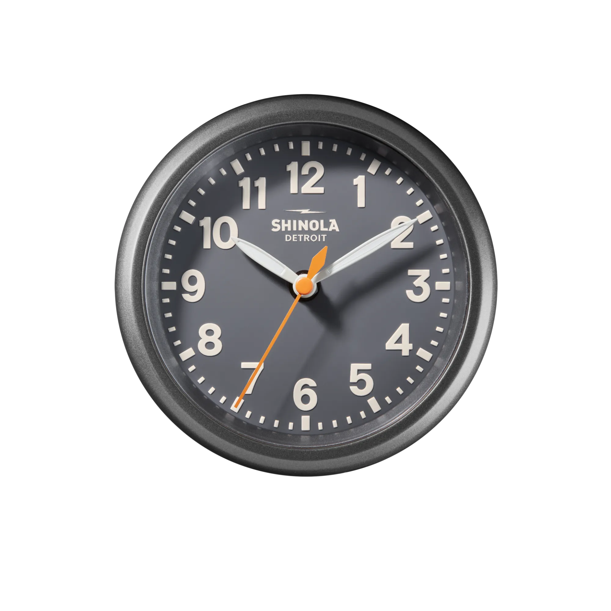 Shinola Shop All Clocks|Desk Clocks|6" Runwell Clock Dark Gray