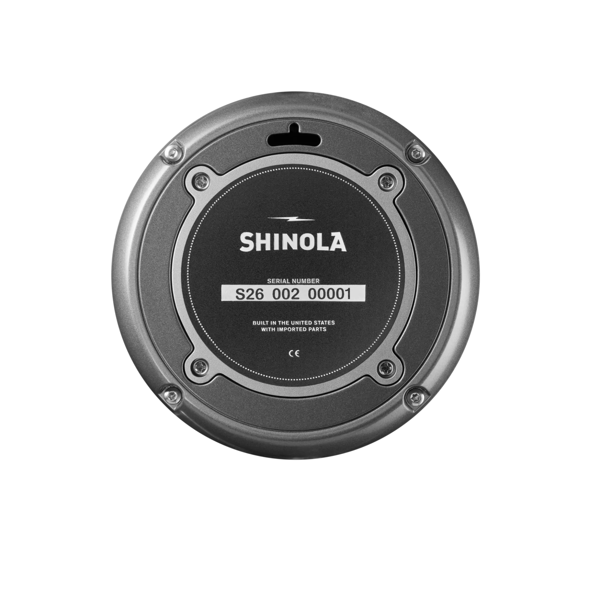 Shinola Shop All Clocks|Desk Clocks|6" Runwell Clock Dark Gray