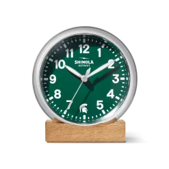 Shinola Shop All Clocks|Desk Clocks|6" Runwell Clock Green