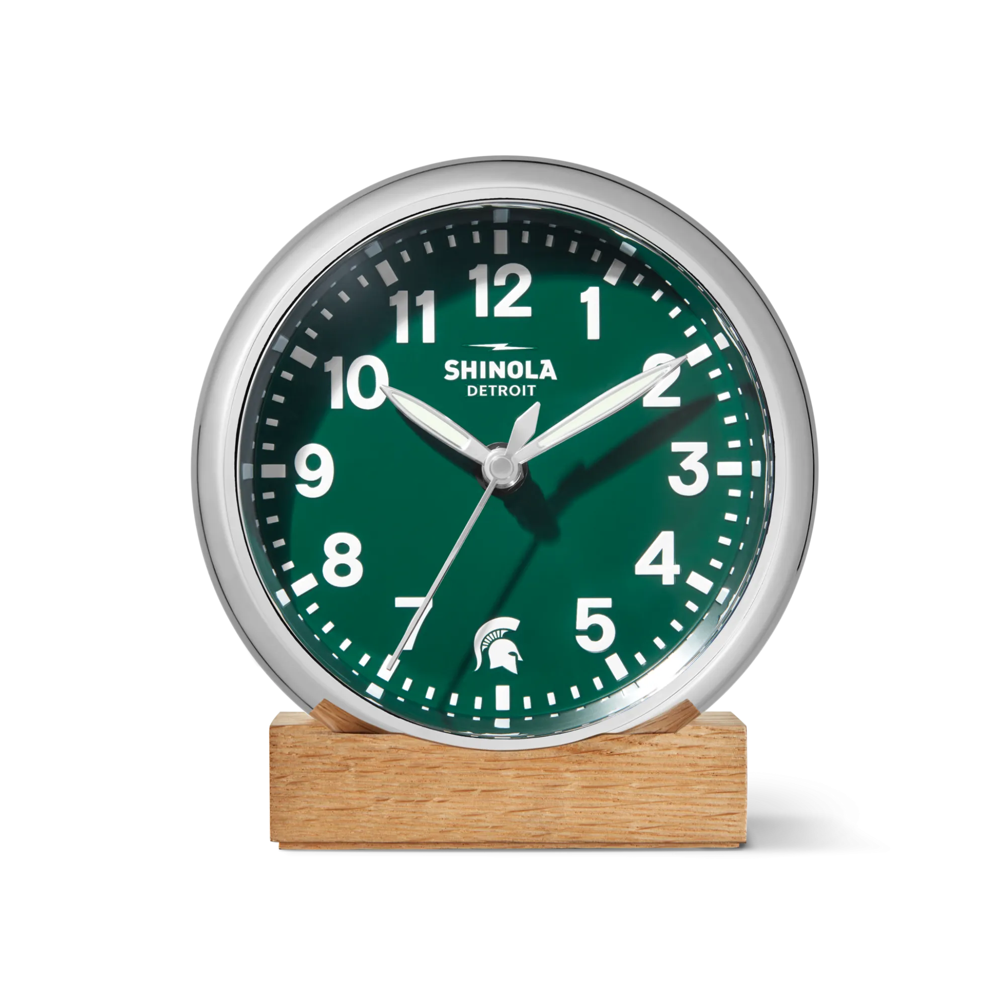 Shinola Shop All Clocks|Desk Clocks|6" Runwell Clock Green