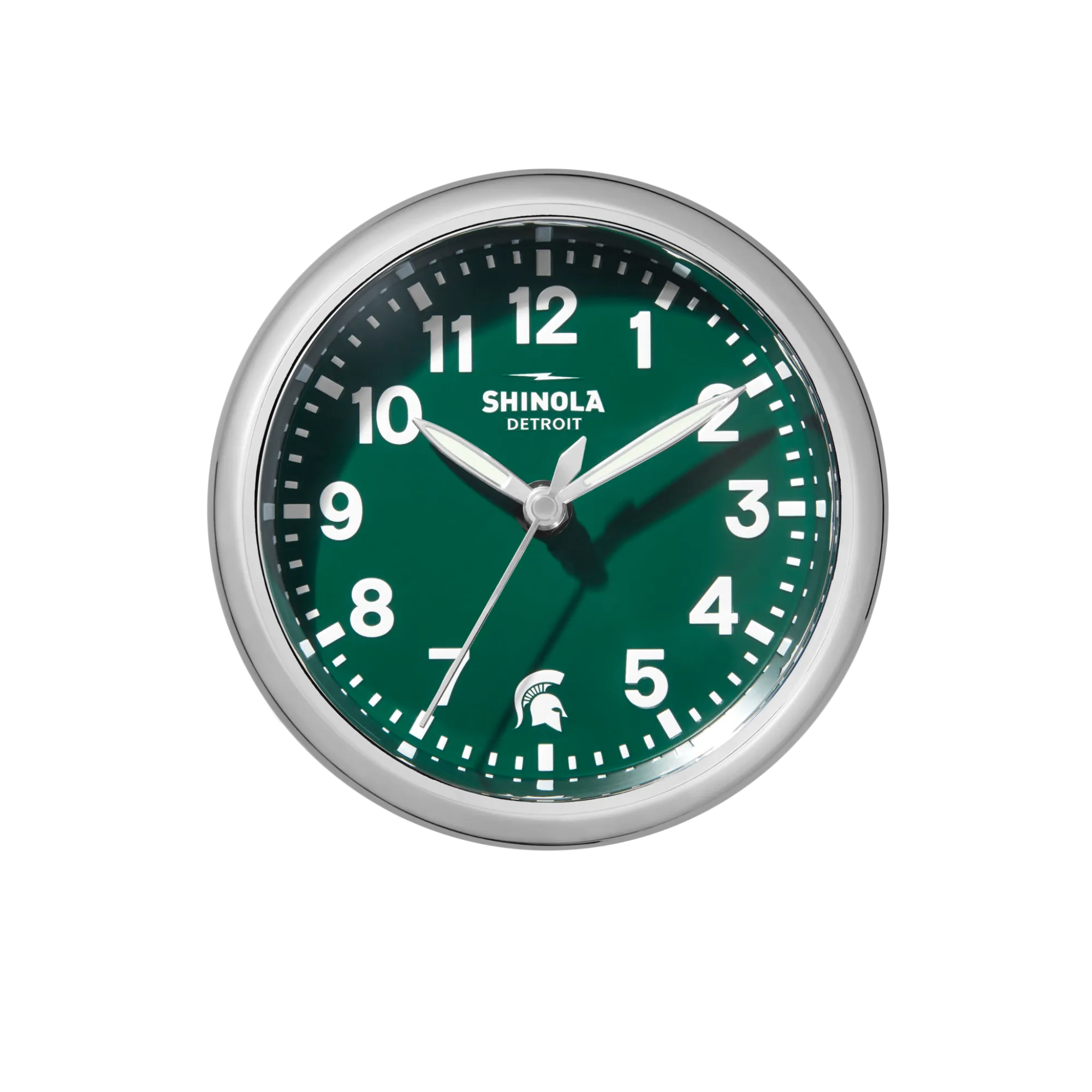 Shinola Shop All Clocks|Desk Clocks|6" Runwell Clock Green