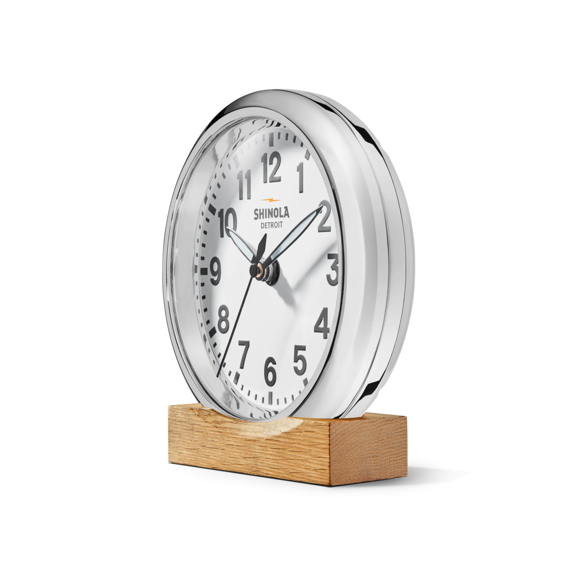 Shinola Shop All|Best Sellers|6" Runwell Clock White