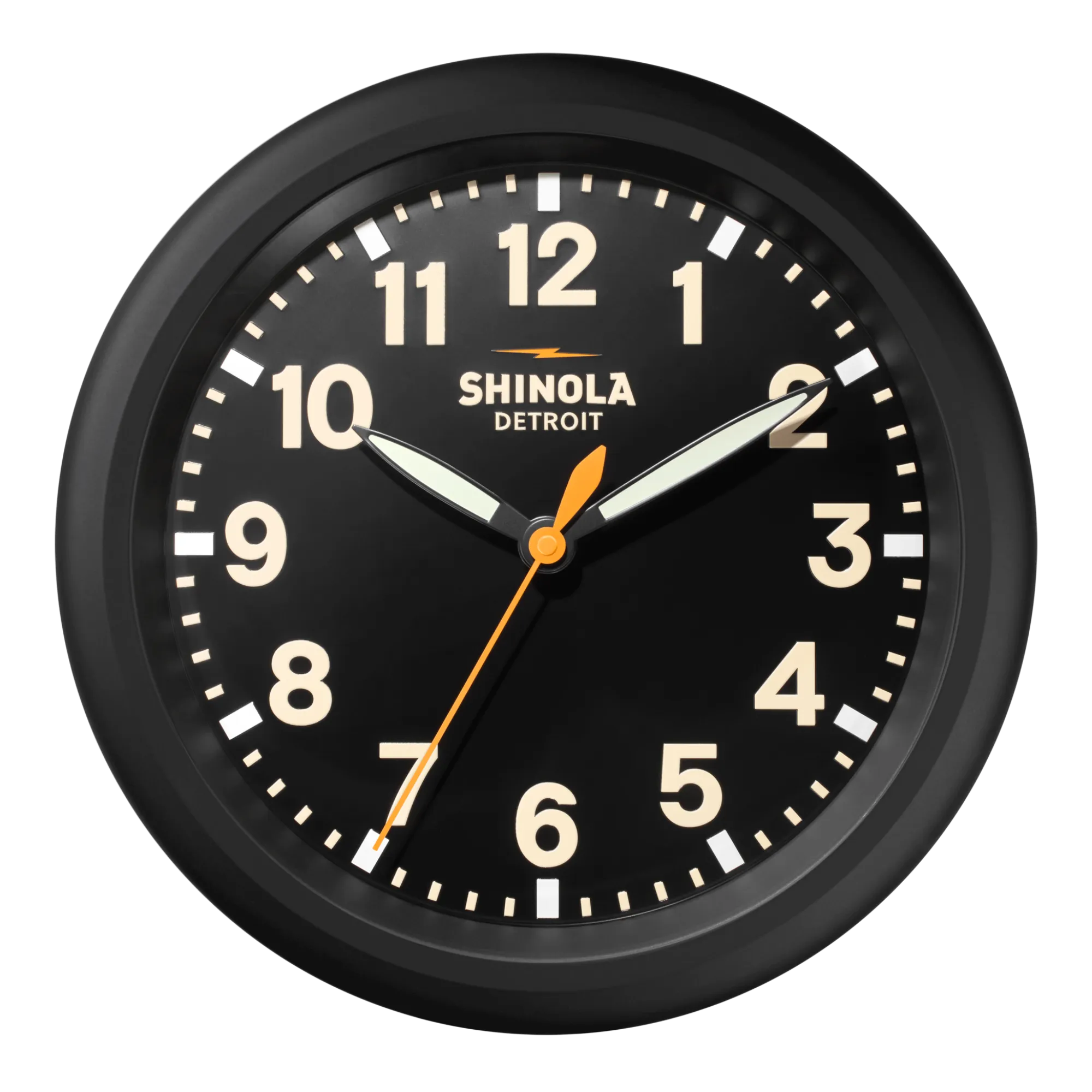Shinola Shop All|Shop All Clocks|14" Runwell Clock Black/Black