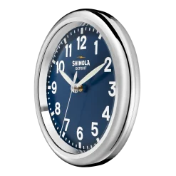 Shinola Shop All|Best Sellers|14" Runwell Clock Navy