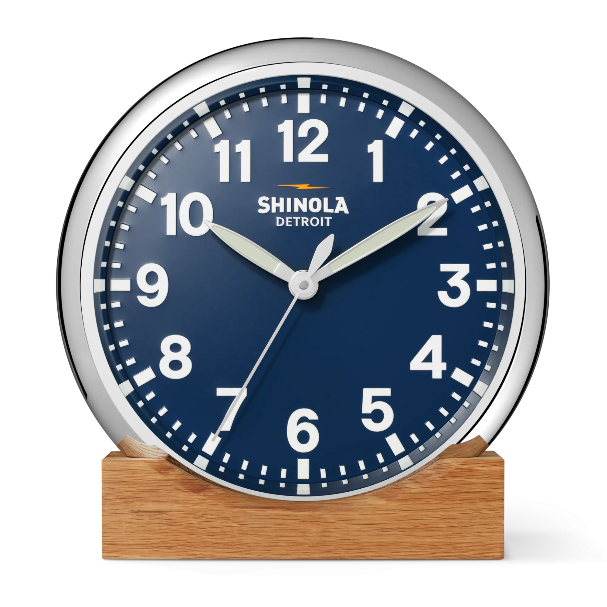 Shinola Shop All|Best Sellers|14" Runwell Clock Navy