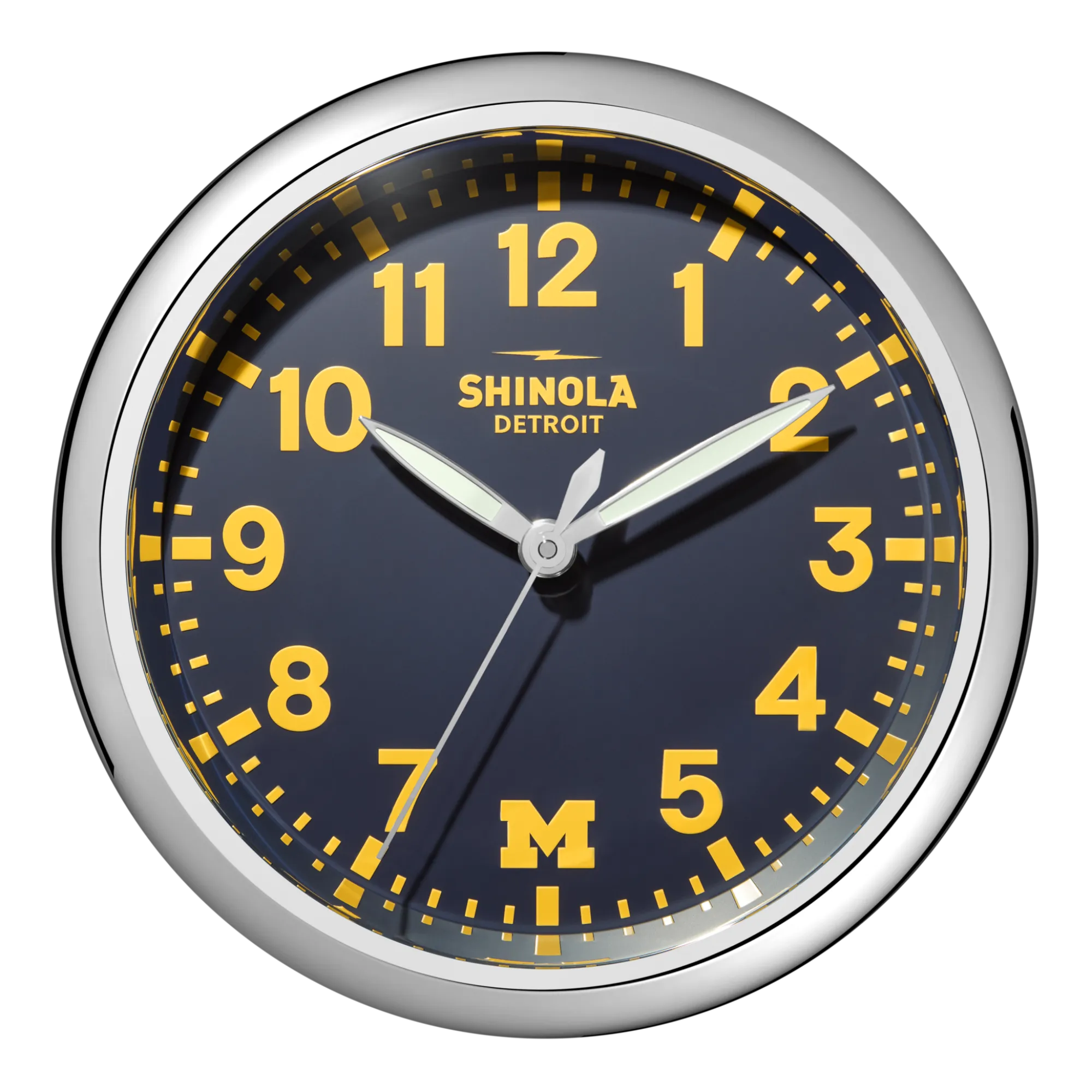 Shinola Shop All Clocks|Wall Clocks|14" Runwell Clock Navy/Silver