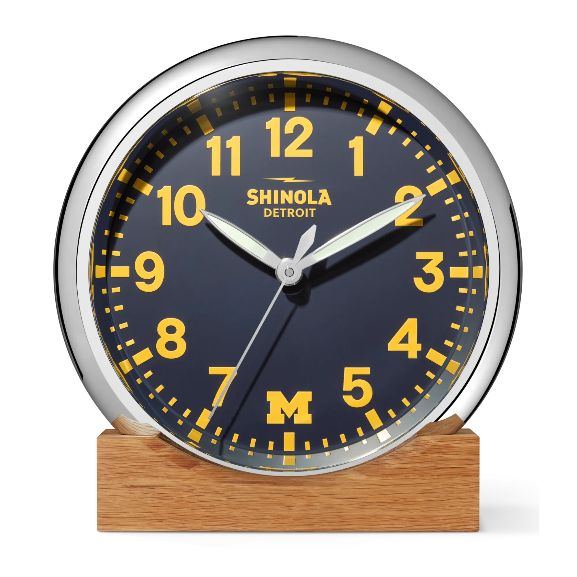 Shinola Shop All Clocks|Wall Clocks|14" Runwell Clock Navy/Silver