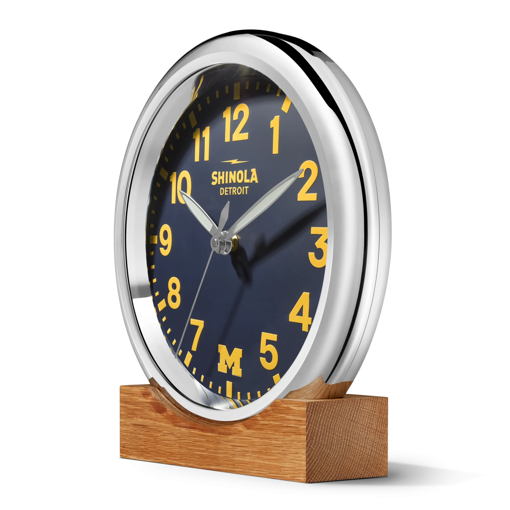 Shinola Shop All Clocks|Wall Clocks|14" Runwell Clock Navy/Silver