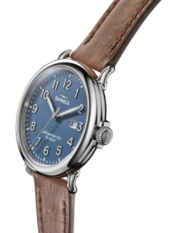 Shinola Classic Watches|Classic Watches|Runwell Date Watch Blue