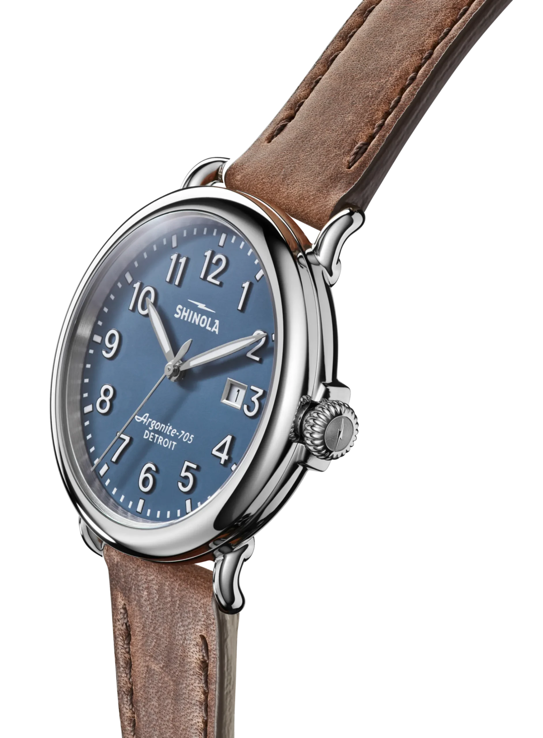 Shinola Classic Watches|Classic Watches|Runwell Date Watch Blue