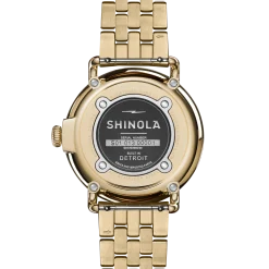 Shinola Gold Watches|Women'S Watches|Runwell Moon Phase Watch White