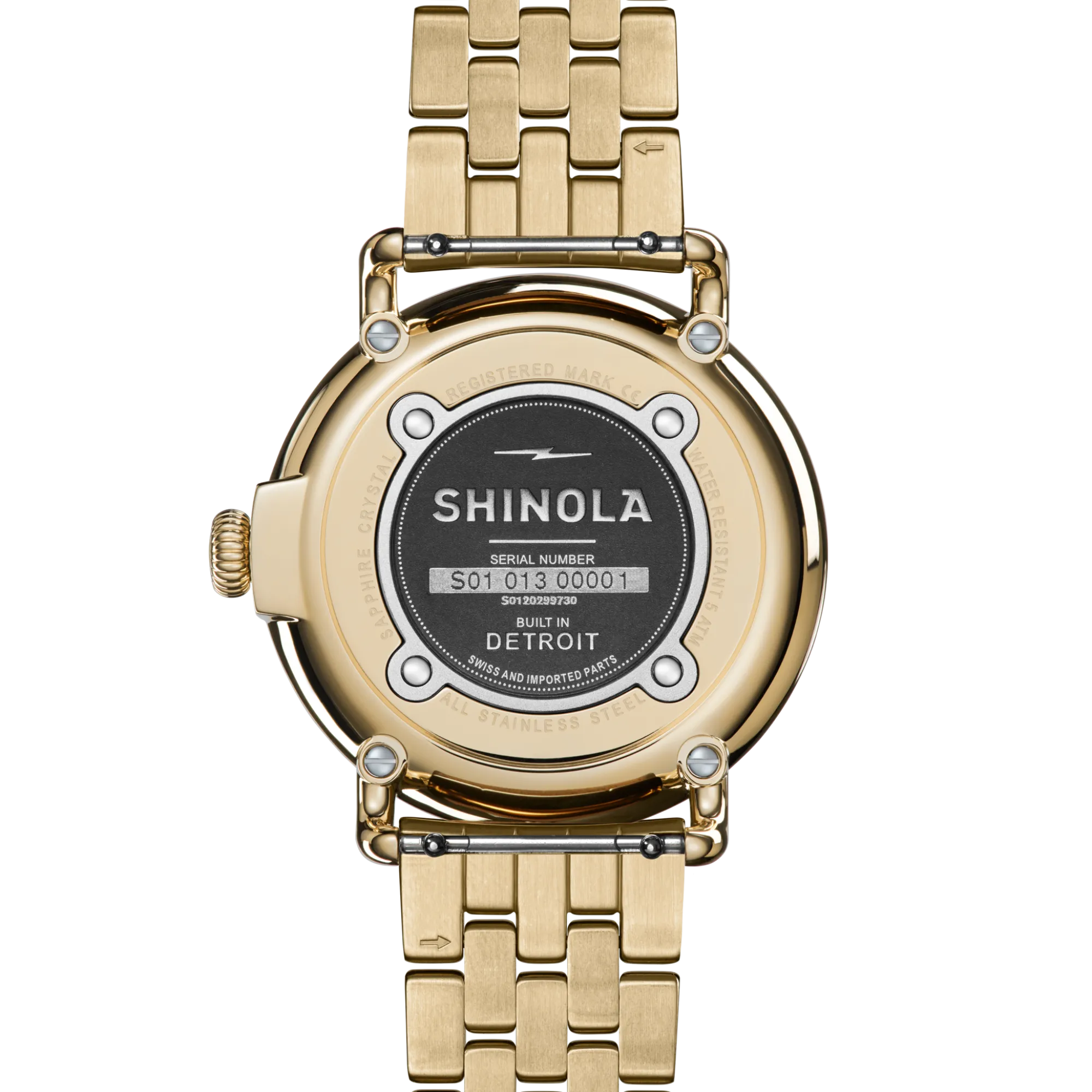 Shinola Gold Watches|Women'S Watches|Runwell Moon Phase Watch White