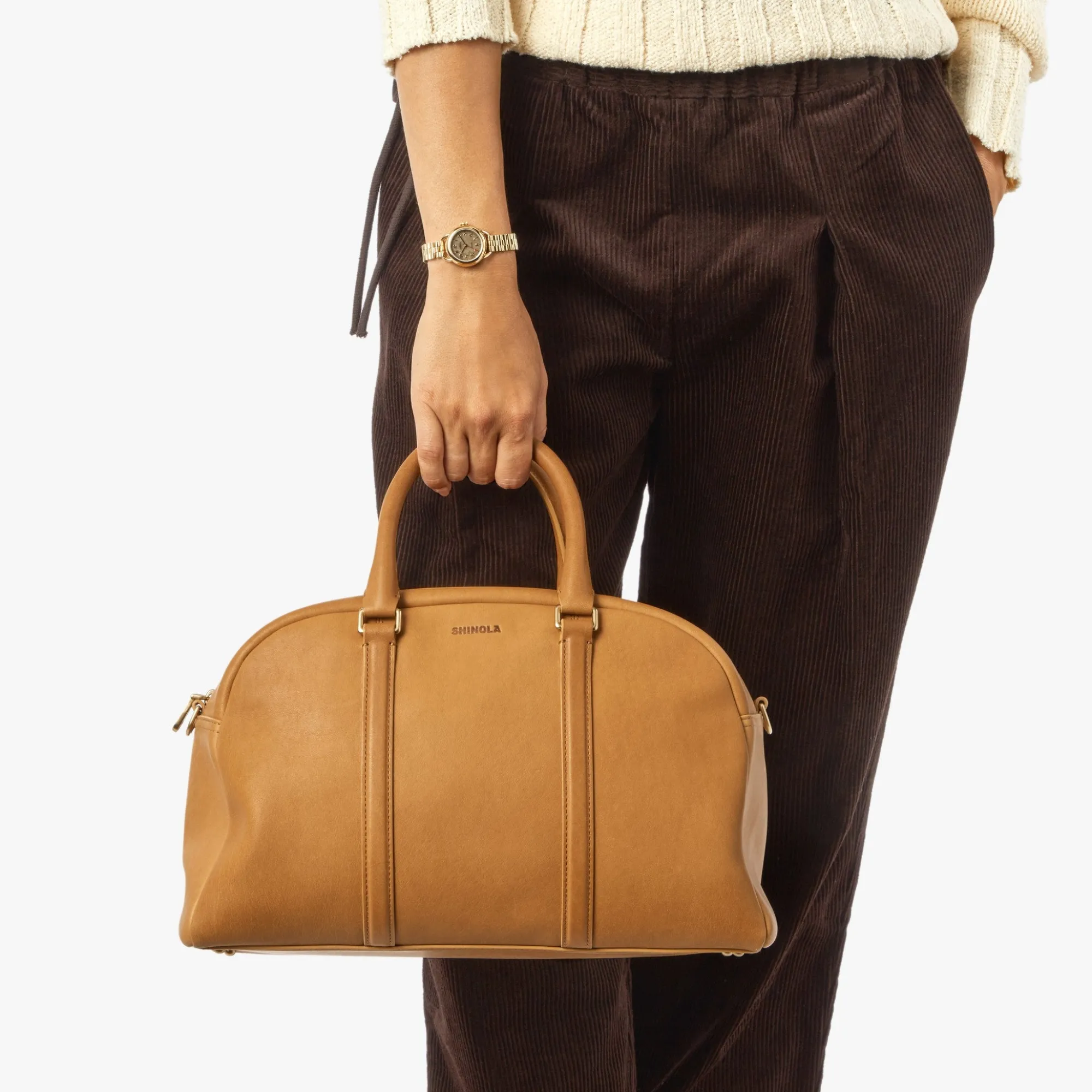 Shinola Briefcases|Tote Bags|Runwell Satchel Honey