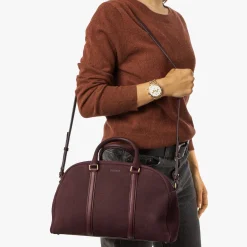 Shinola Briefcases|Tote Bags|Runwell Satchel Merlot