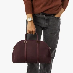 Shinola Briefcases|Tote Bags|Runwell Satchel Merlot