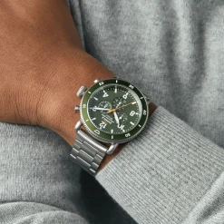 Shinola Chronograph Watches|Shop All|Runwell Sport Chronograph Watch Dark Olive