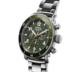 Shinola Chronograph Watches|Shop All|Runwell Sport Chronograph Watch Dark Olive