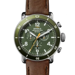 Shinola Chronograph Watches|Shop All|Runwell Sport Chronograph Watch Dark Olive