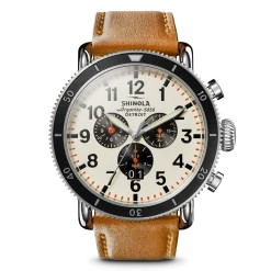 Shinola Chronograph Watches|Shop All|Runwell Sport Chronograph Watch Ivory