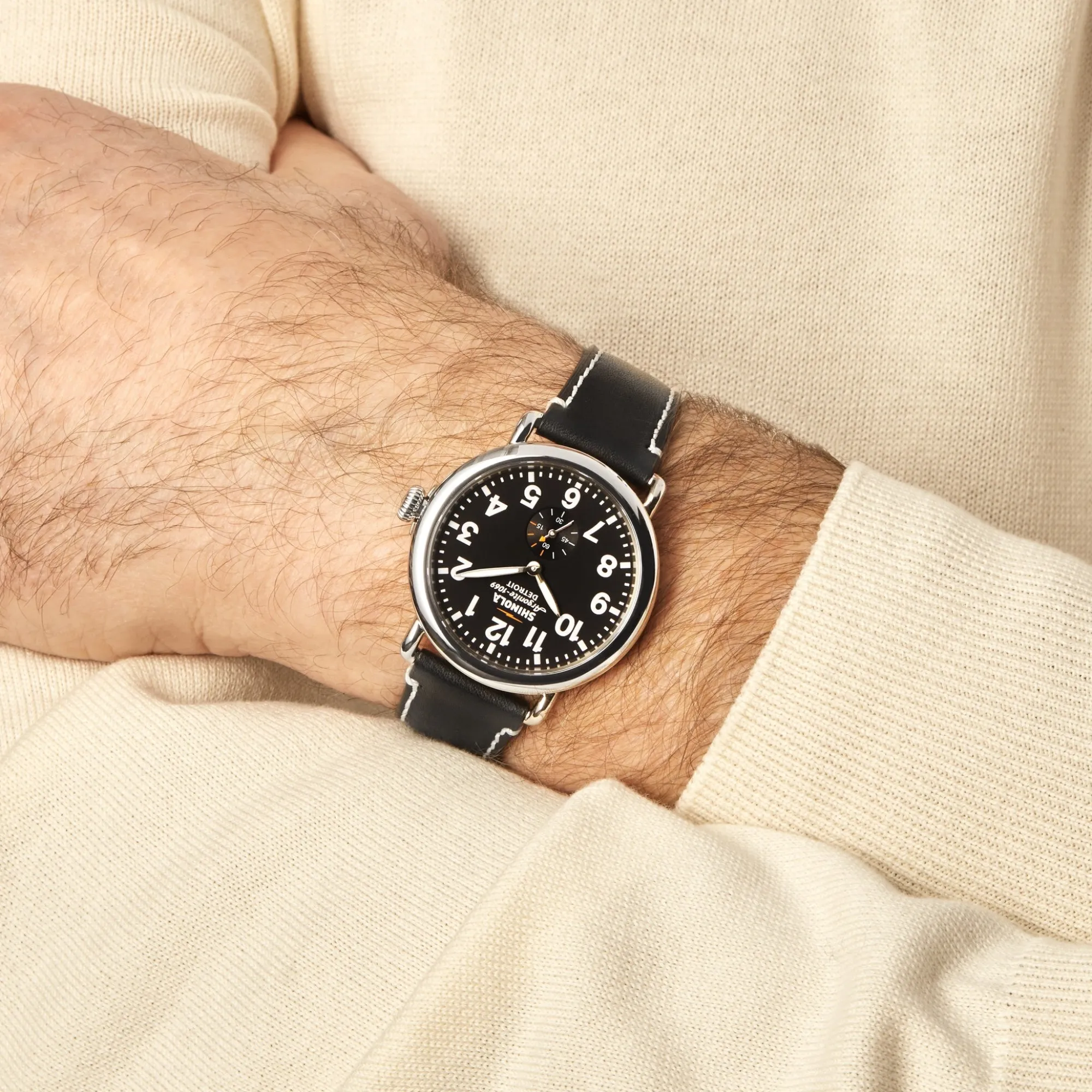 Shinola Classic Watches|Classic Watches|Runwell Watch Black