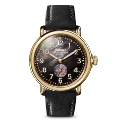 Shinola Women'S Watches|Best Sellers|Runwell Watch Black Mother of Pearl