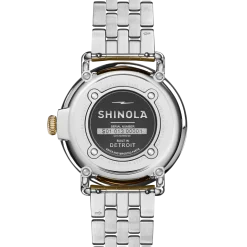 Shinola Gold Watches|Two-Tone Watches|Runwell Watch Mother of Pearl
