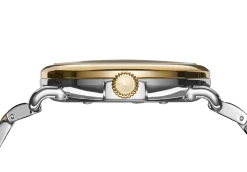 Shinola Gold Watches|Two-Tone Watches|Runwell Watch Mother of Pearl