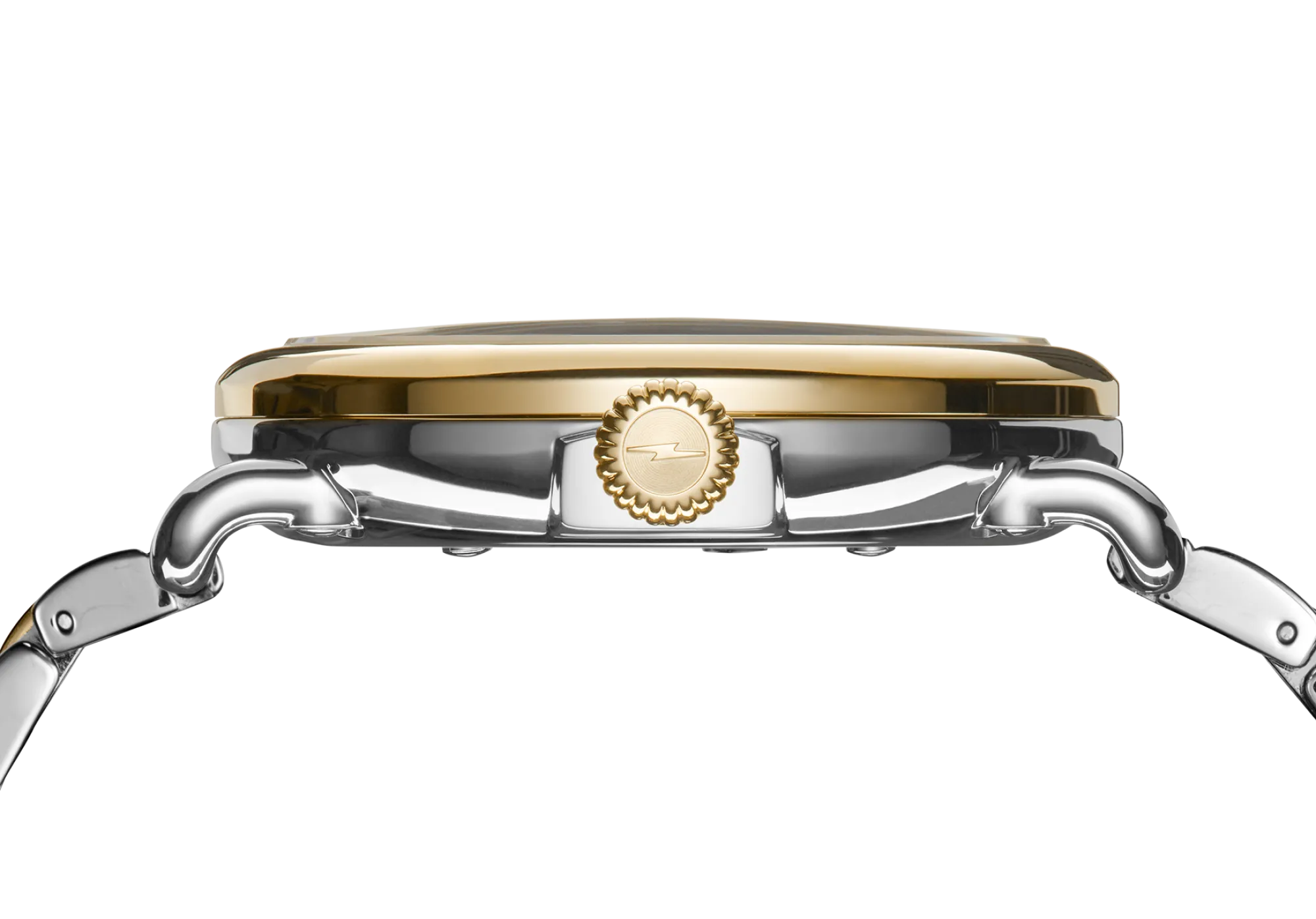 Shinola Gold Watches|Two-Tone Watches|Runwell Watch Mother of Pearl