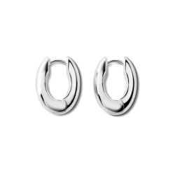 Shinola Shop All Women'S Jewelry|Sterling Silver|Signature Chubby Huggie Earrings