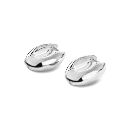 Shinola Shop All Women'S Jewelry|Sterling Silver|Signature Chubby Huggie Earrings