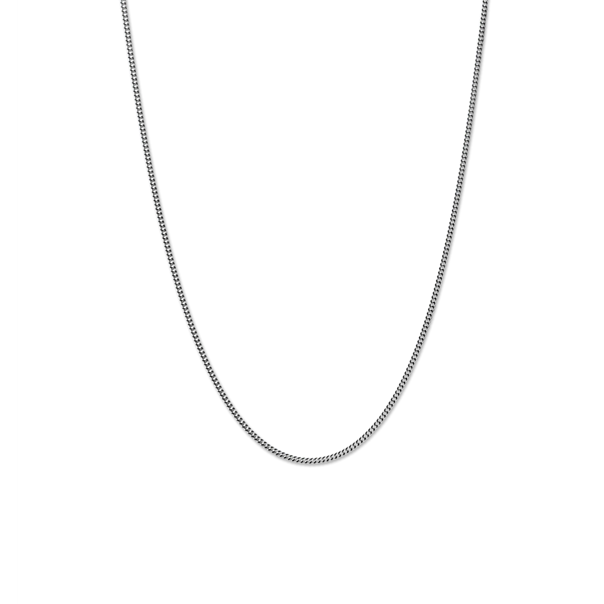 Shinola Necklaces|Sterling Silver|Simple Curb Chain Necklace
